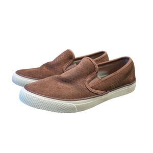 SPERRY TOP-Sider Women's Mauve Seaside‎ Emboss Memory Foam Sneaker Size 7